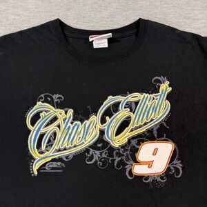 Chase Authentics T-Shirts Men XL Black Graphic Chase Elliott 9 NASCAR Racing Tee